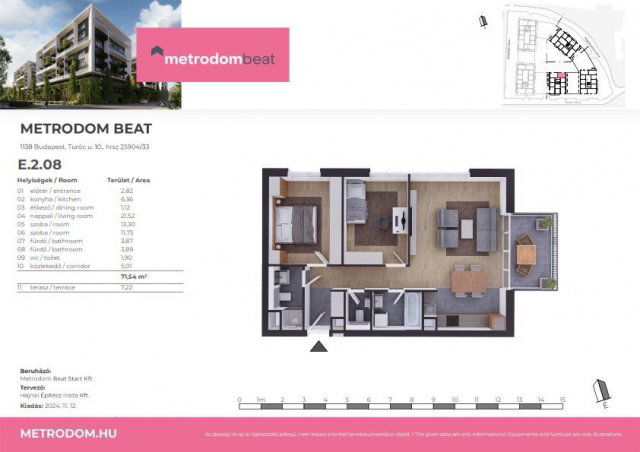 Eladó téglalakás, Budapesten, XIII. kerületben, Turóc utcában