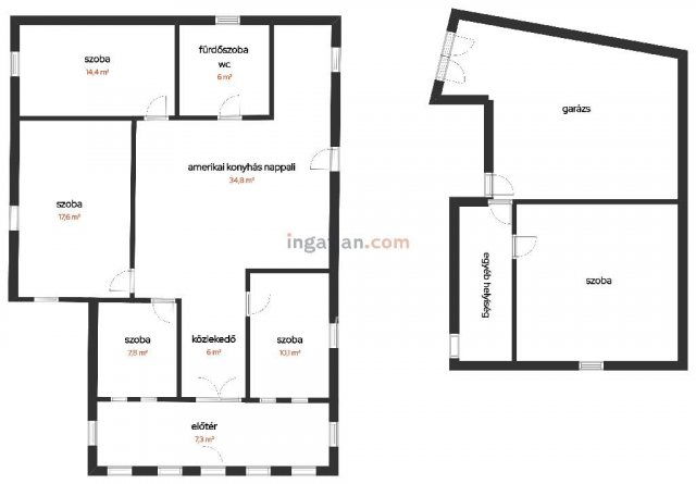 Eladó családi ház, Kiskunhalason 74.9 M Ft, 3+1 szobás