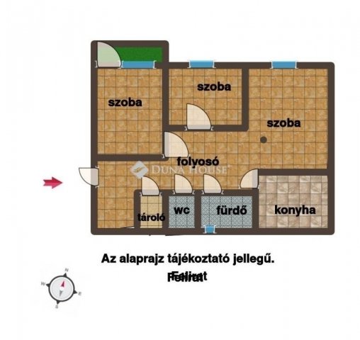 Eladó panellakás, Budapesten, IV. kerületben 69.9 M Ft, 3 szobás