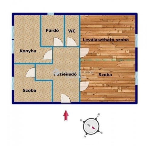 Eladó téglalakás, Kecskeméten 59.9 M Ft, 2 szobás