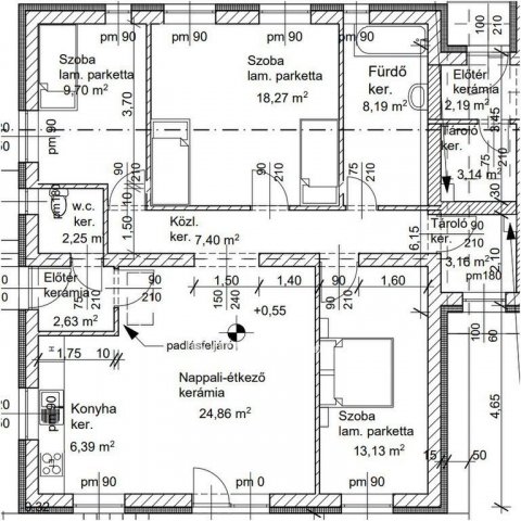 Eladó sorház, Dunaharasztin 99.9 M Ft, 3+1 szobás