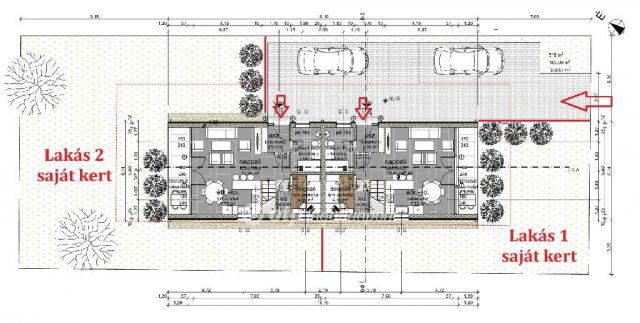 Eladó ikerház, Velencén 74.9 M Ft, 4+1 szobás