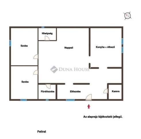 Eladó családi ház, Újhartyánon 79.9 M Ft, 3 szobás