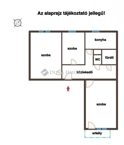 Eladó panellakás, Budapesten, XXI. kerületben 63 M Ft, 3 szobás