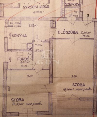 Eladó téglalakás, Budapesten, IV. kerületben 63.9 M Ft, 2 szobás