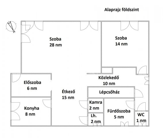 Eladó családi ház, Nézsán 74.4 M Ft, 4 szobás