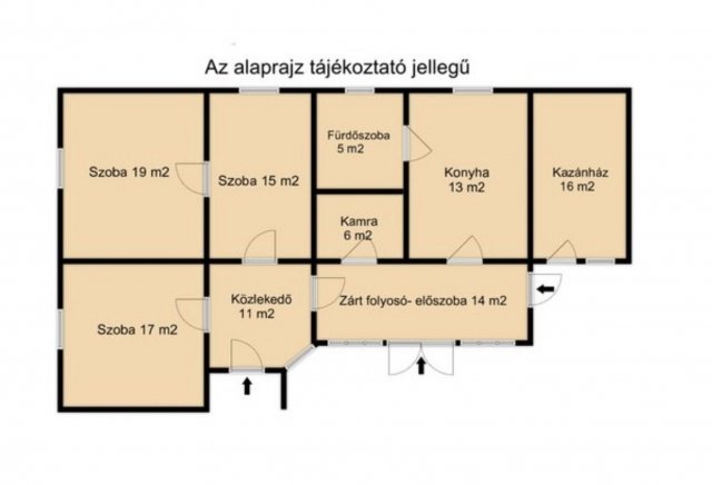 Eladó családi ház, Medgyesbodzáson 14.8 M Ft, 3 szobás