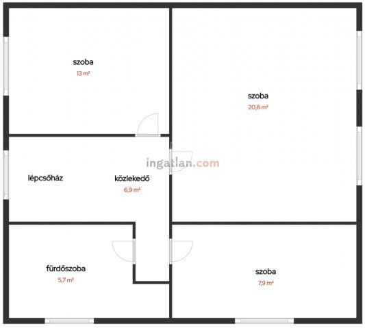 Eladó családi ház, Tárnokon 129.99 M Ft, 4 szobás