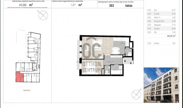 Eladó téglalakás, Budapesten, VII. kerületben 110 M Ft, 2 szobás