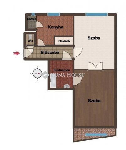 Eladó téglalakás, Budapesten, XIII. kerületben 67 M Ft, 2 szobás