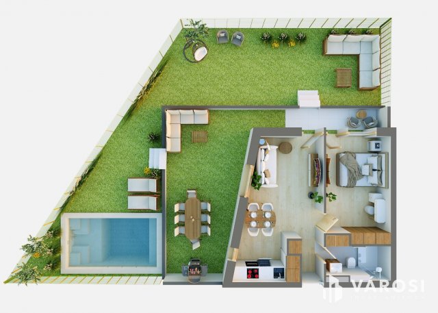 Eladó téglalakás, Debrecenben 89.6 M Ft, 2 szobás