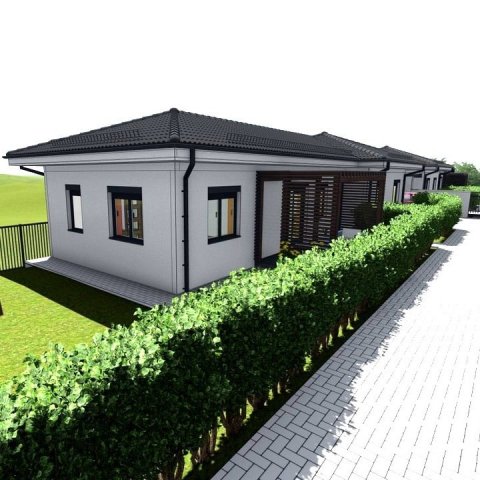 Eladó ikerház, Nyírpazonyon 76 M Ft, 2+2 szobás