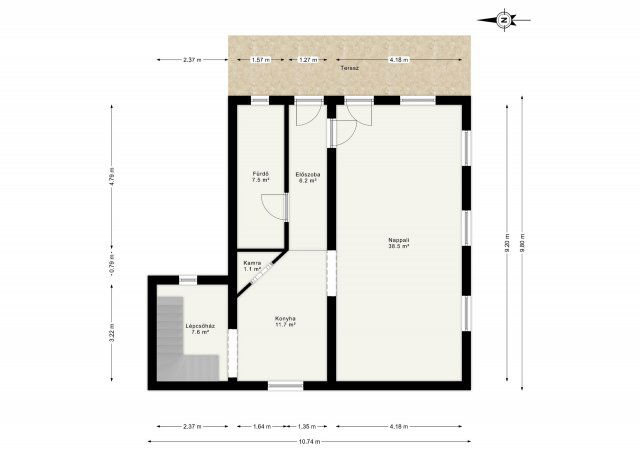 Eladó családi ház, Gödön 82.5 M Ft, 4 szobás