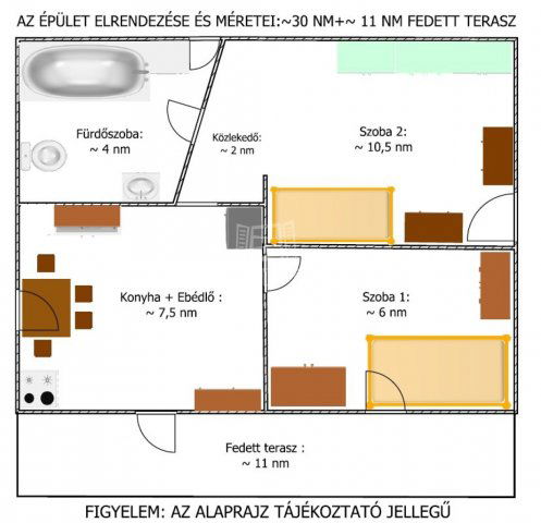 Eladó mezogazdasagi ingatlan, Debrecenben 39.9 M Ft, 3 szobás