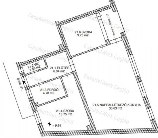 Eladó téglalakás, Szolnokon 83.9 M Ft, 3 szobás