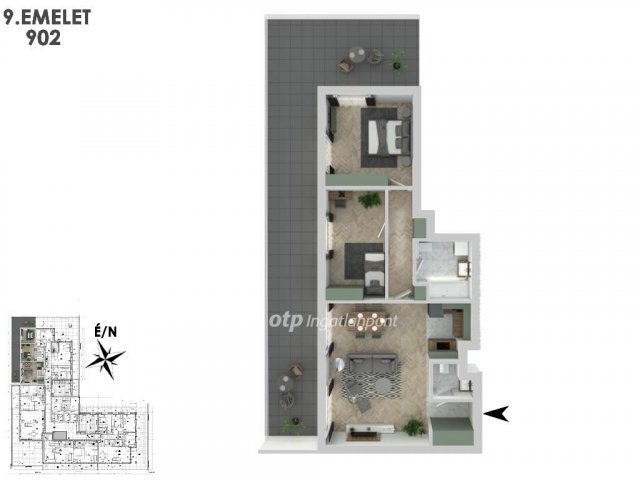 Eladó téglalakás, Budapesten, XIII. kerületben 150 M Ft