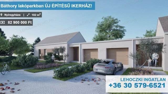 Eladó ikerház, Nyíregyházán 82.9 M Ft, 4 szobás