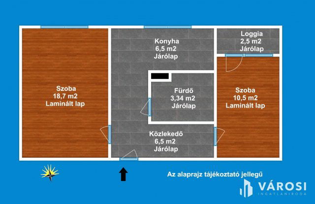 Eladó panellakás, Szegeden 46.9 M Ft, 2 szobás