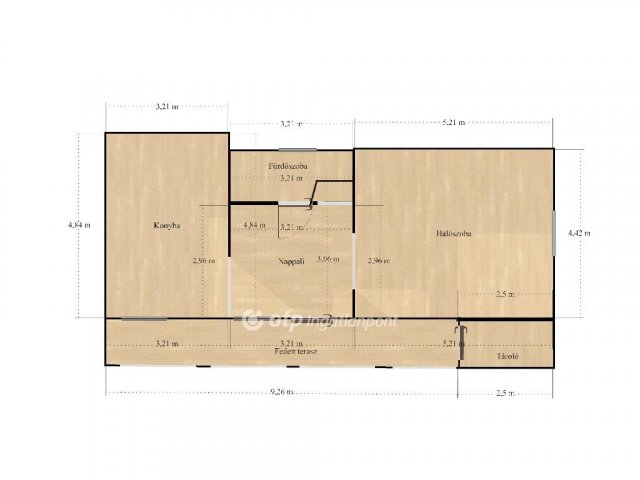 Eladó családi ház, Erdőtelken 8 M Ft, 1 szobás