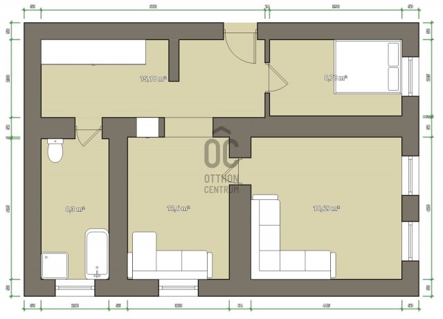 Eladó családi ház, Abonyban 26.5 M Ft, 3 szobás