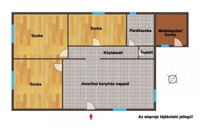 Eladó családi ház, Zsámbokon 63.5 M Ft, 4 szobás