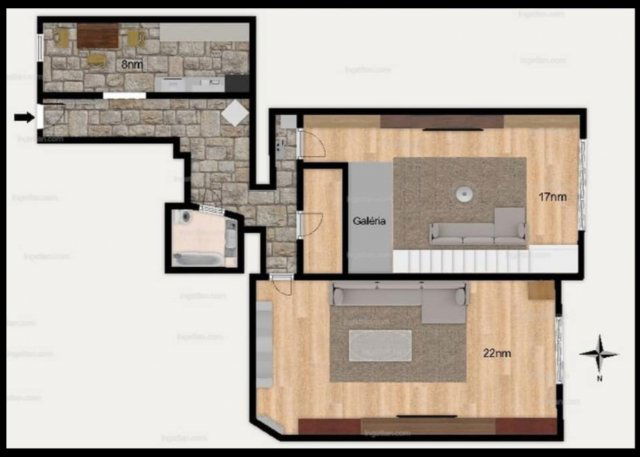 Eladó téglalakás, Budapesten, I. kerületben, Pauler utcában