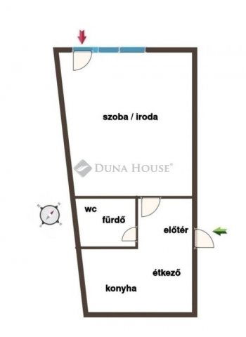 Eladó téglalakás, Kecskeméten 50 M Ft, 1 szobás