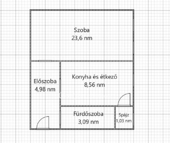 Eladó téglalakás, Ajkán 26.5 M Ft, 1 szobás