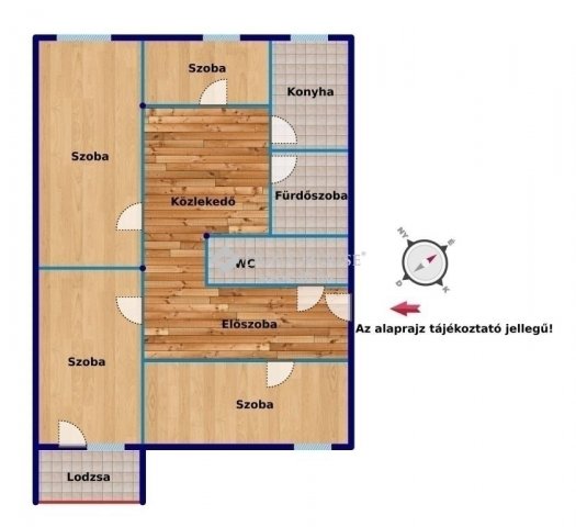 Eladó téglalakás, Debrecenben 71.9 M Ft, 4 szobás