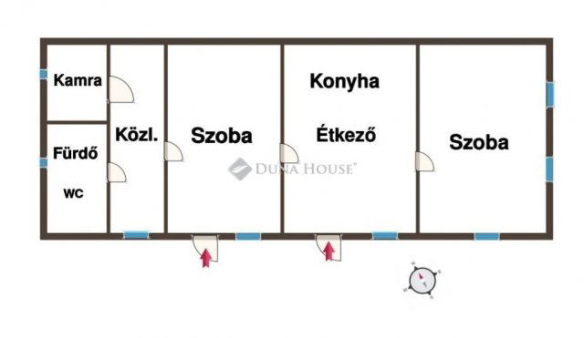 Eladó családi ház, Márokon 9.9 M Ft, 2 szobás