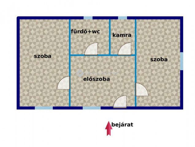 Eladó családi ház, Gércén 3.99 M Ft, 2 szobás