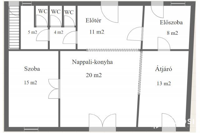 Eladó családi ház, Hódmezővásárhelyen 32.5 M Ft, 2 szobás