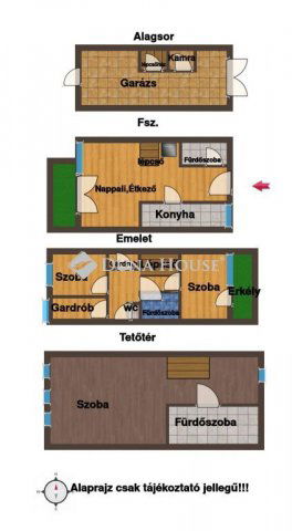Eladó ikerház, Budapesten, XIV. kerületben 220 M Ft, 5 szobás