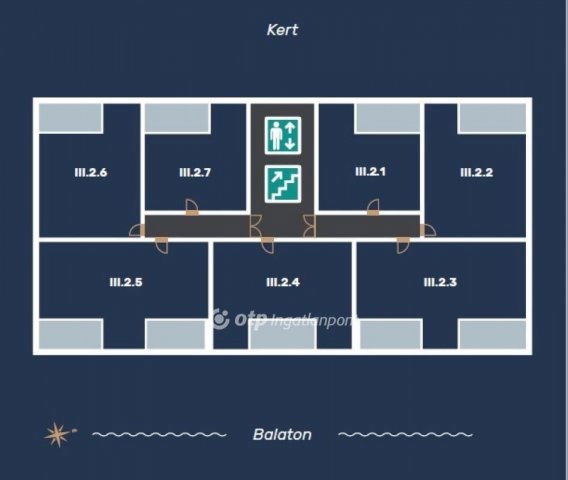 Eladó téglalakás, Keszthelyen 99.9 M Ft, 3 szobás