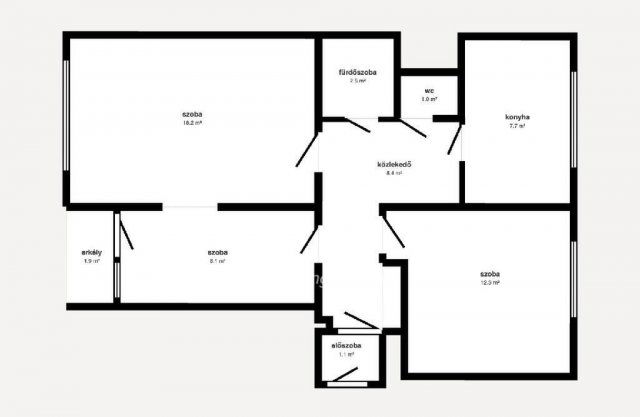 Eladó panellakás, Miskolcon 28.9 M Ft, 2+1 szobás