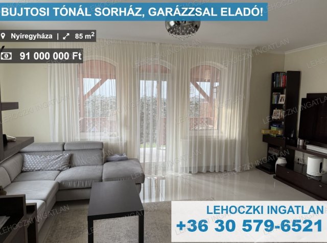 Eladó sorház, Nyíregyházán 91 M Ft, 4 szobás
