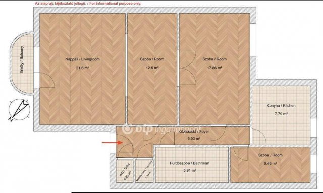 Eladó téglalakás, Budapesten, I. kerületben 154.9 M Ft, 3 szobás