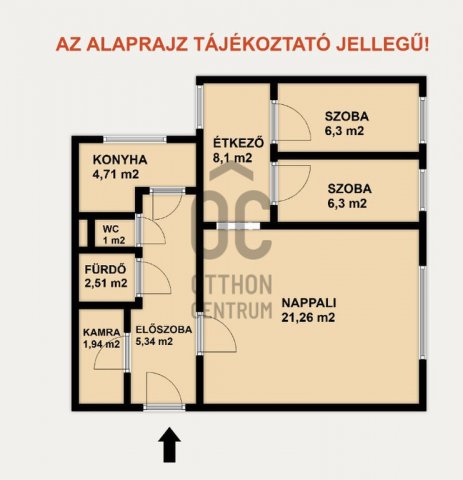 Eladó panellakás, Budapesten, XIII. kerületben 87.6 M Ft