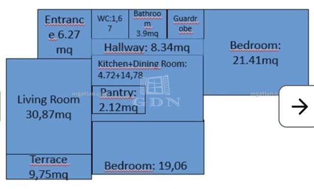 Eladó téglalakás, Budapesten, IX. kerületben 170 M Ft, 3 szobás