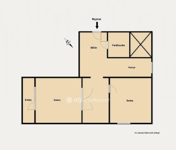 Eladó téglalakás, Budapesten, IX. kerületben 79.9 M Ft, 2 szobás