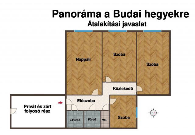 Eladó panellakás, Budapesten, III. kerületben 85 M Ft, 3 szobás