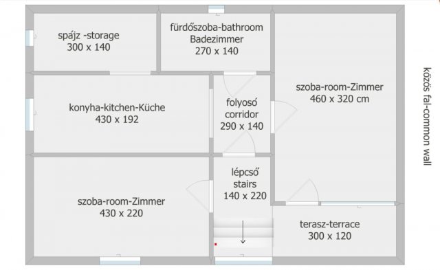 Eladó családi ház, Vizsláson 24.8 M Ft, 4+1 szobás