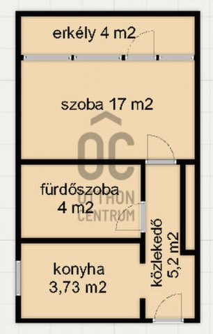 Eladó téglalakás, Zalaegerszegen 27.9 M Ft, 1 szobás