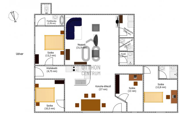 Eladó hotel, Szekszárdon 99 M Ft, 4 szobás / költözzbe.hu