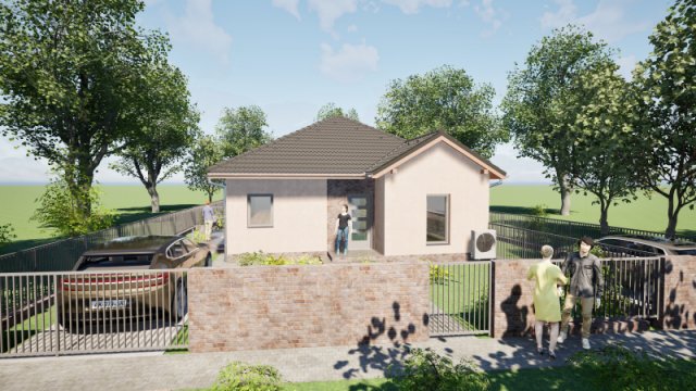 Eladó ikerház, Kiskunlacházán 58 M Ft, 4 szobás