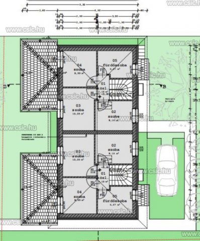 Eladó ikerház, Vácrátóton 88 M Ft, 1+4 szobás