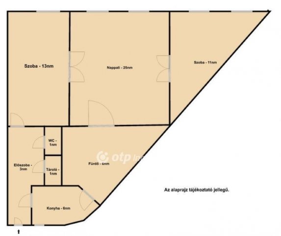 Eladó téglalakás, Budapesten, VIII. kerületben 73.9 M Ft