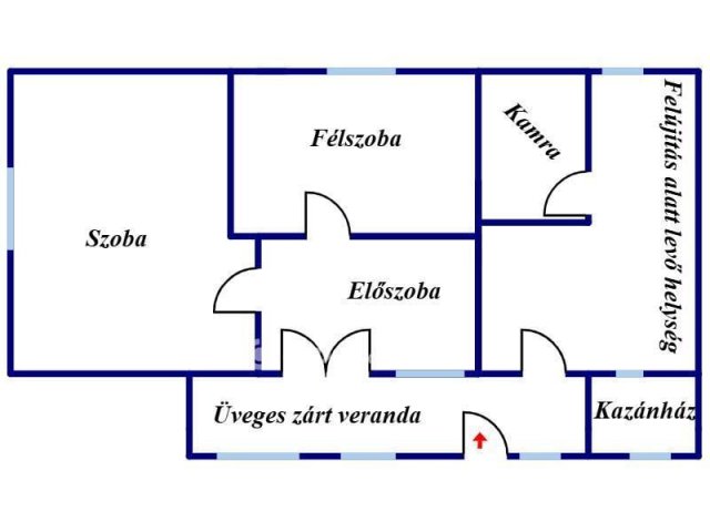 Eladó családi ház, Biharkeresztesen 35 M Ft, 1+2 szobás