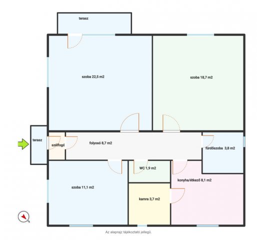 Eladó családi ház, Szigetújfalun 81.9 M Ft, 3 szobás