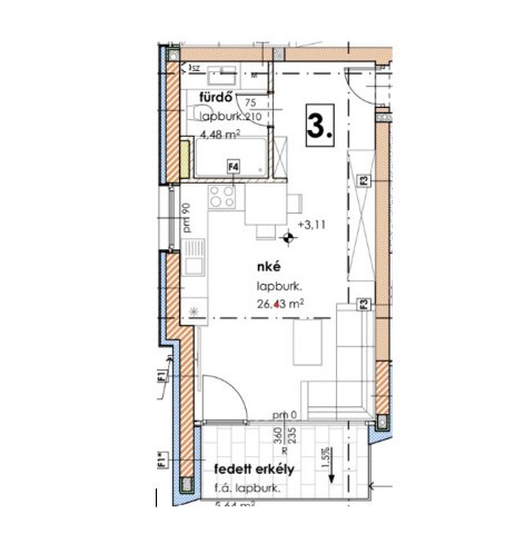 Eladó téglalakás, Szegeden 53.055 M Ft, 1 szobás